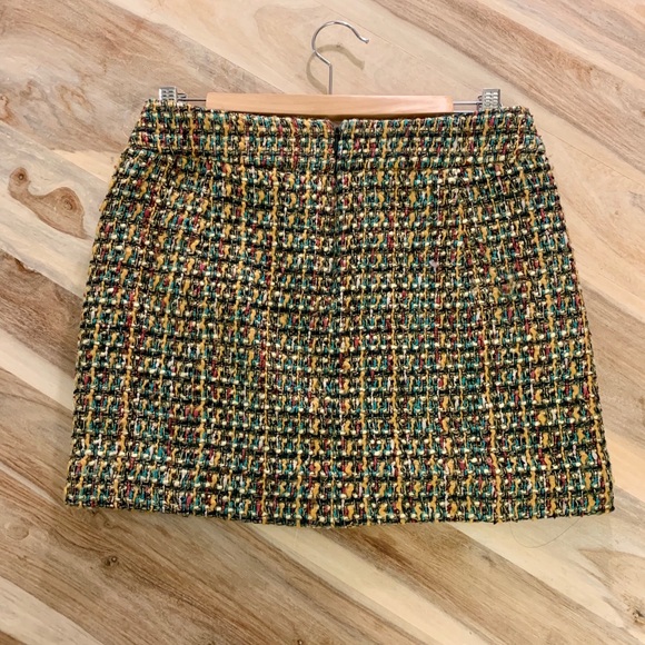 J.Crew Factory Multi-Color Tweed Wool Mini Skirt - Picture 8 of 8